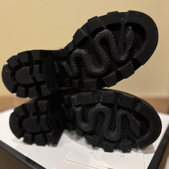 Gucci GG Monogram Wool Ankle Boots - Picture 3 of 7